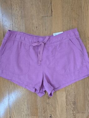 SO BRAND WOMEN'S JUNIOR SIZE MAUVE PULL-ON SHORTS SIZE LARGE